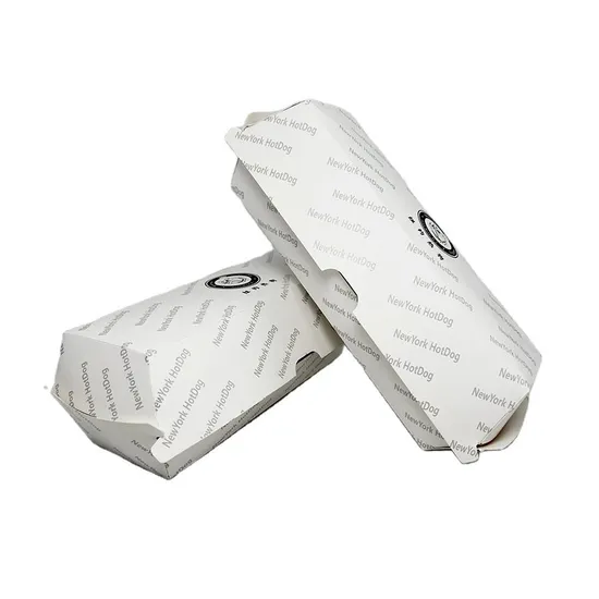 Food Grade Cardboard Kraft Food Box Wholesale Fried Chicken Chips Restaurant Snack Paper Food Box