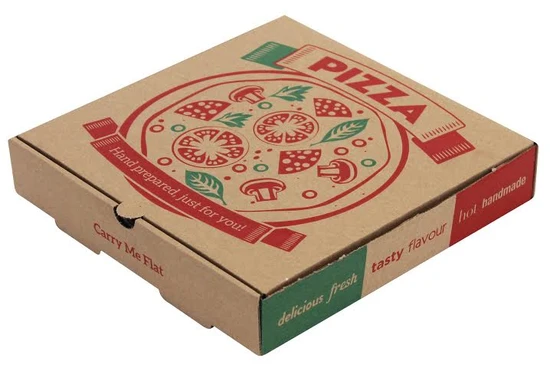Cheap Customized Recyclable Corrugated Paper Pizza Box for Packing