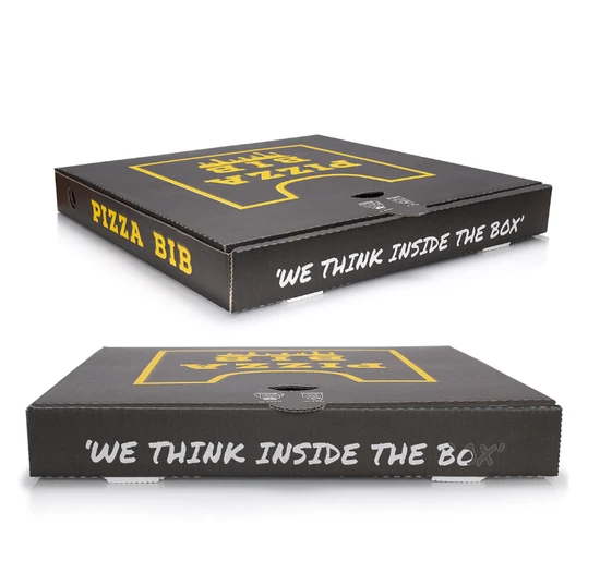 Custom Biodegradable Kraft Pizza Boxes with Logo Recyclable Take Away Food Packaging Features Embossing and Stamping Printing