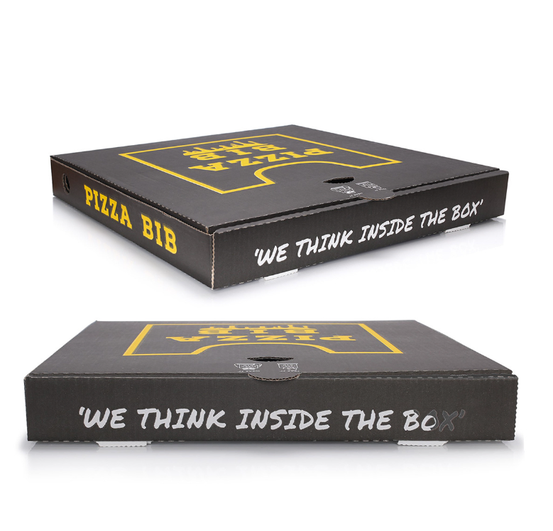 Custom Biodegradable Kraft Pizza Boxes with Logo Recyclable Take Away Food Packaging Features Embossing and Stamping Printing