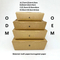 Wholesale Disposable Kraft Paper Salad Food Lunch Box Food Paper Box Lunch Box Take out Boxes with Window