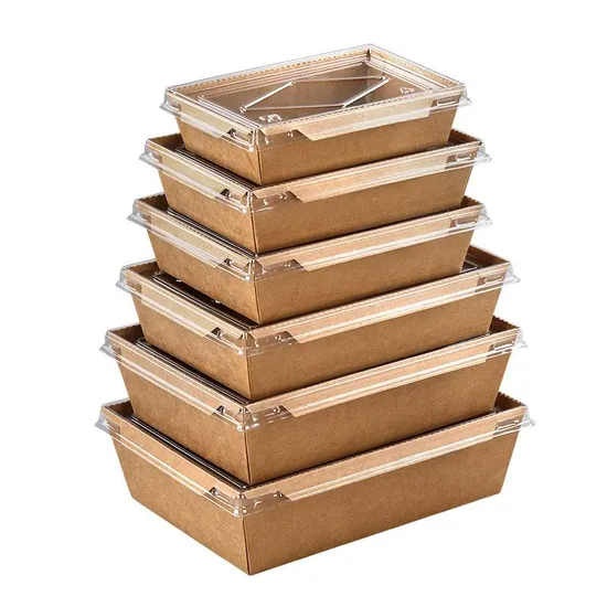 Eco Friendly Salad Box Lunch Salad Box Container to Go Salad Boxes Disposable Use for Food