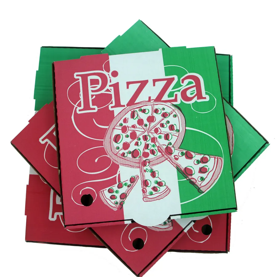 Cheap Customized Recyclable Corrugated Paper Pizza Box for Packing