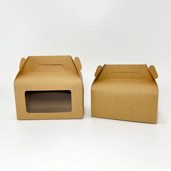 Exquisite Paper Cake Box Party Cardboard Custom Printing Paper Boxes with Window