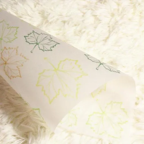 Wholesale Recyclable Cheap Custom Wrapping Paper Food Packaging Oil-Proof Paper