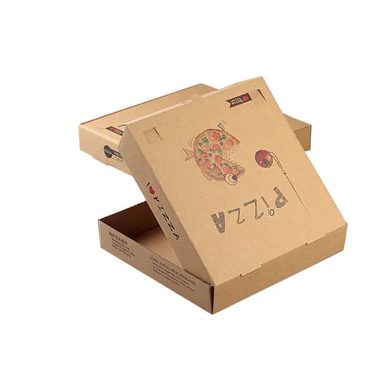Thickened Corrugated Pizza Box Wholesale Cheap Paper Takeaway Pizza Box Biodegradable Paper Box