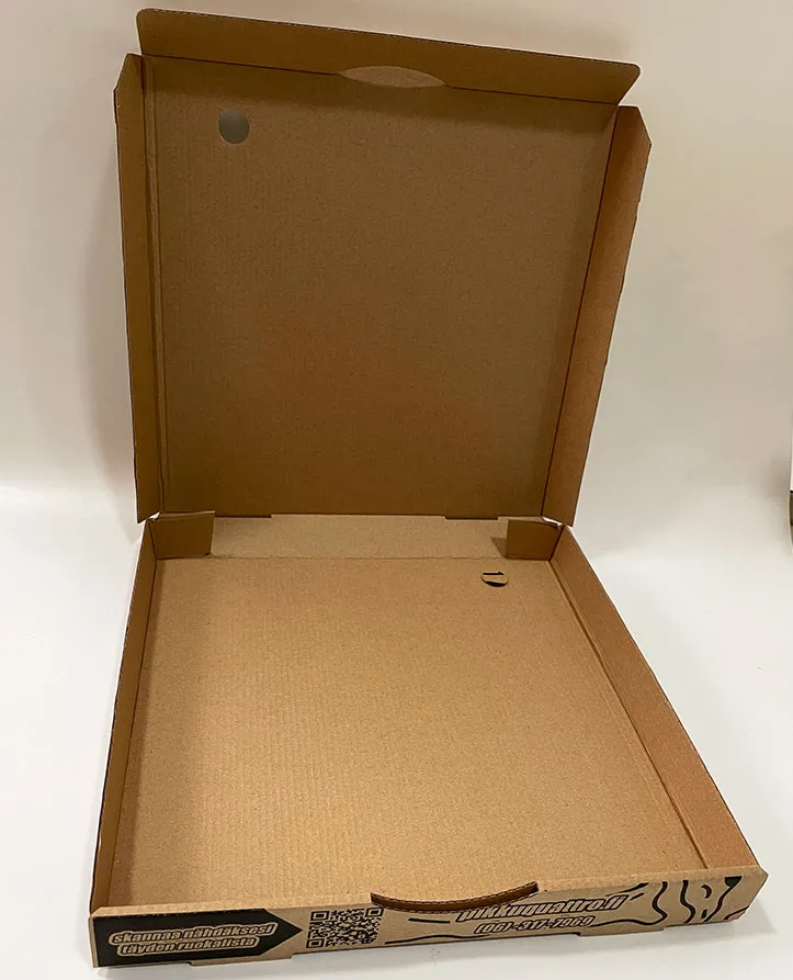 Cheap Customized Recyclable Corrugated Paper Pizza Box for Packing