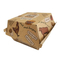 Customized Personalized Logo Brown Natural Color Food Grade Kraft Paper Box for Fried Chicken Fast Takeaway Food