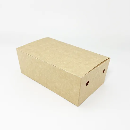 Customized Printing Burger Wholesaler Grease Proof Eco-Friendly Fries Chicken Food Box Snack Box