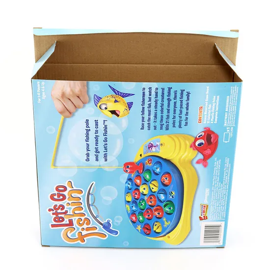 Wholesale Toy Box Full Color Luxury Shipping Boxes Paper Cardboard Kids Gift Box Colored Display Boxes with Window