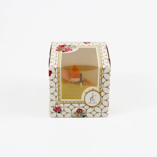 Disposable Hard Food Grade Donut Cupcake Cake Container Baking Paper Packaging Box for Food Kraft Paper Customized Design Accept
