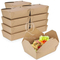 Fashionable Appearance Smooth Surface Customized Snack Display Box for French Fries