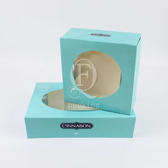 Beautiful Various Sizes Customized Packaging Cardboard Cake Box for Cultural Exchange Activity