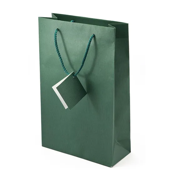Wholesale Luxury Custom Packaging Carrying Shoes Clothes Bags Printed Shopping Gift Paper Bag with Logo