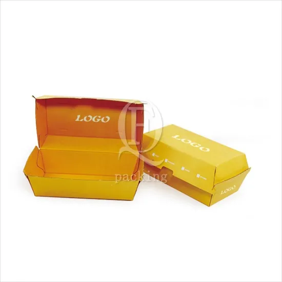 Waterproof Anti-Slip Design Customized Burger Box for Parties or Gatherings