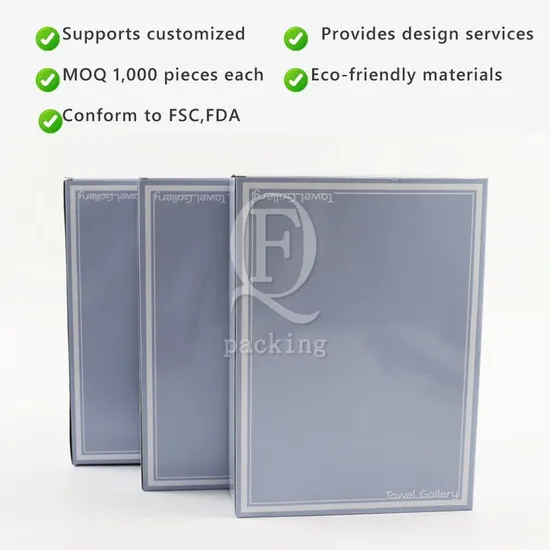 Good Printing Effect Various Sizes Customized Gift Paper Box for Book Packaging