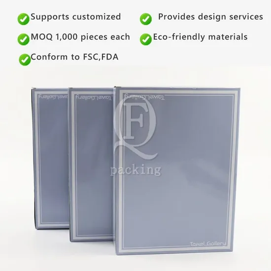 Good Printing Effect Various Sizes Customized Gift Paper Box for Book Packaging