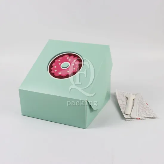 Creative Design Various Sizes Customized Foldable Paper Cake Box for Social Dance