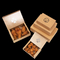 Custom Side Disposable Food Container Waterproof Bento Salad Box Kraft Paper Box for Food