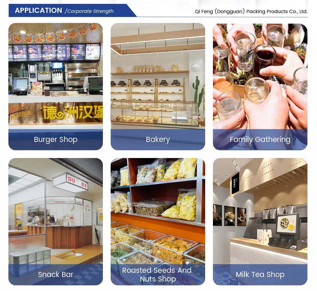 Multi-Function Design Heat-Resistant Customized Biodegradable Hamburger Box for Fast Food Restaurants