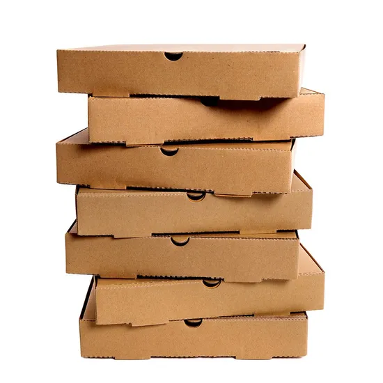 Cheap Customized Recyclable Corrugated Paper Pizza Box for Packing Pizza Paper Gift Packing