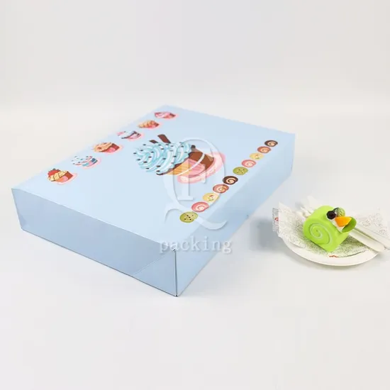 Easy to Stack High-Quality Printing Customized Cake Packaging Box for Photography Exhibition