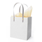 Wholesale Custom Printing Luxury Personalized Degradable Packaging Button Shopping Gift Kraft Cardboard Paper Bag with Handle