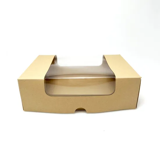 Cheap Custom Printed Logo Food Grade Paper Doughnut Food Box Wholesale Disposable Bakery Packaging Cake Macaron Box