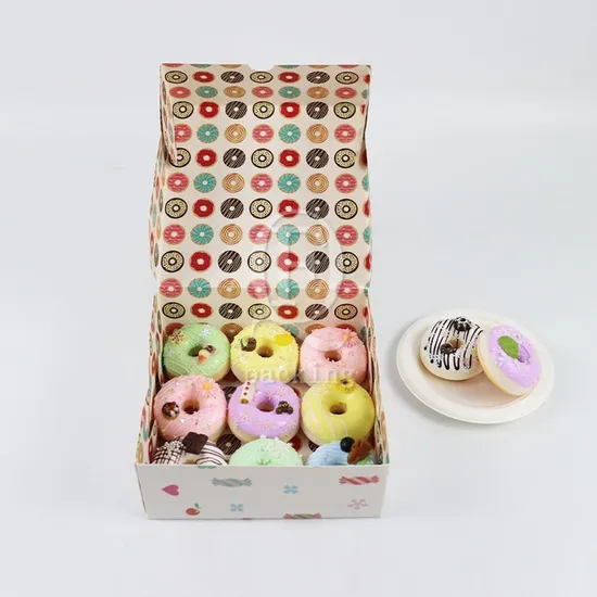 Fancy Design Printable Patterns Customized White Small Cake Boxes for Family Gathering