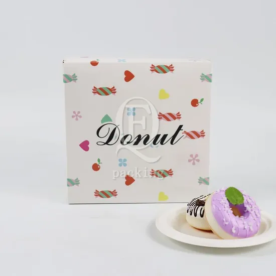 Easy to Stack Prevent Vibration Rectangle Paper Cake Box for Opening Ceremony
