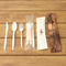 Factory Wholesale Custom Food Grade Disposable Recyclable Eco-Friendly Spoon Fork Plastic Wooden Paper Cutlery
