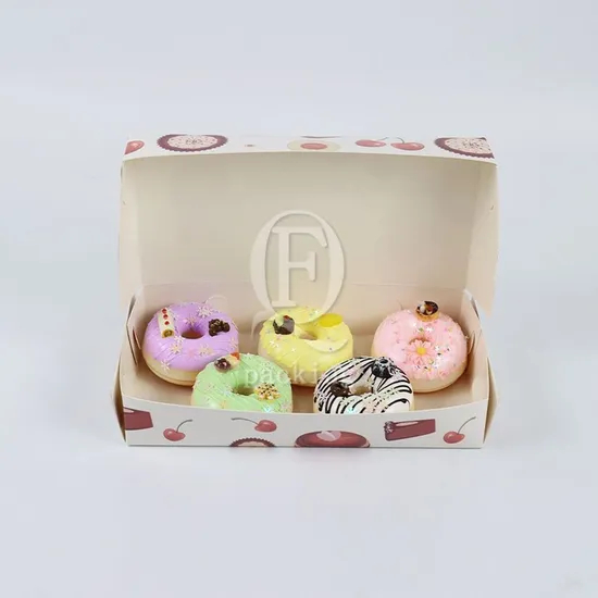 Various Colors Waterproof Customized Square Paper Cake Box for Family Gathering