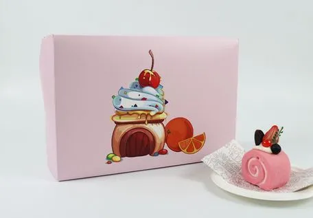 Creative Design Waterproof Customized Cake Paper Box for Graduation Ceremony
