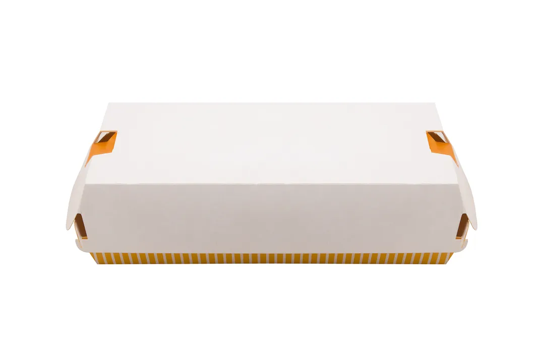 Wholesale Customized Pringting Bread Biodegradable Food Container Sandwich Paper Box with Window