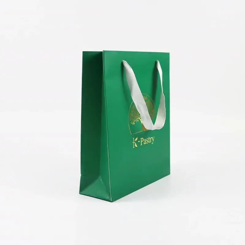 Wholesale Custom Degradable Eco-Friendly Cheap Greaseproof Gift Bag Colorful Paper Bag