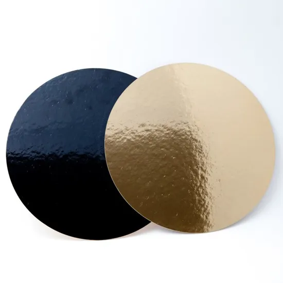 Cheap Customized Disposable Paper Plate Cake Board Tray Fancy Cardboard Round Circle Cake Tray