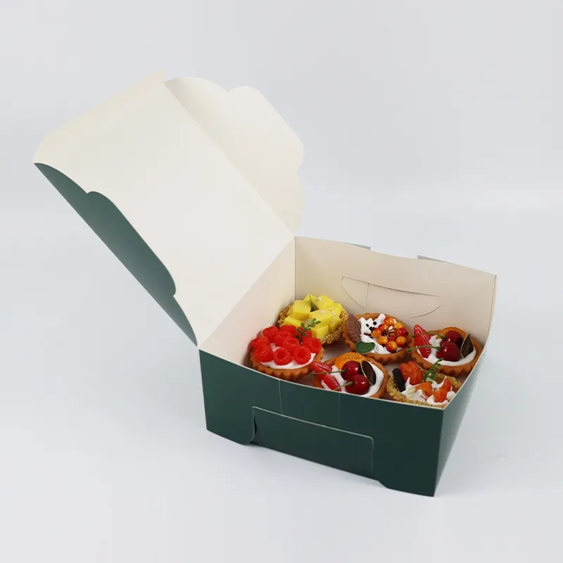 Custom Package Printed Cheese Cake Box, Cake Carrying Box, Birthday Cake Packaging Box