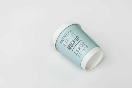 8oz 12oz Single or Double Wall to Go Cafe Coffee Cup for Hot Drink with Lid Cardboard Paper Cup