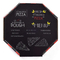 Custom 6 7 8 10 12 14 16 Inch Custom Printed Black Eco Friendly Food Grad Octagon Round Pizza Box for Food Package