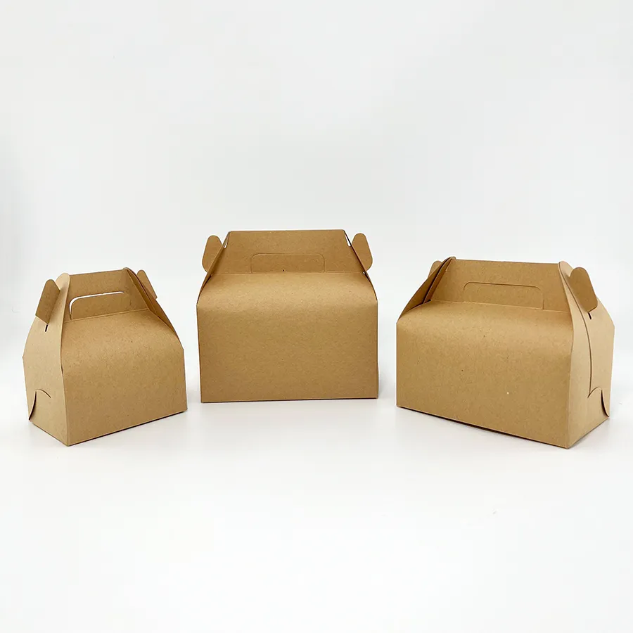 Customized Cheese Cake Paperboard Recyclable Packaging Box Paper Packaging Boxes for Macarondessert Cake Packaging Box