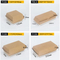 Factory Customized Food Grade Rectangular Square Disposable Takeaway French Fries Chips Fried Chicken Popcorn Snack Food Packaging Corrugated Paper Burger Box