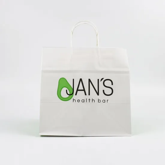 Cheap Brown Kraft Takeaway Paper Packing Bags with Logo