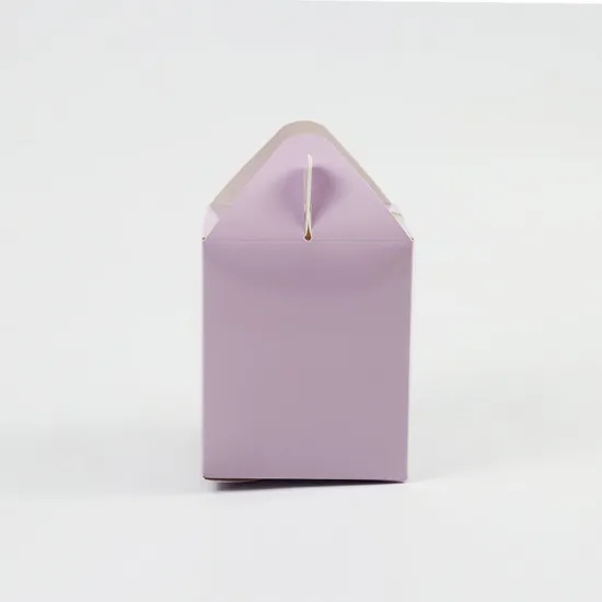White Paper Box for Cake Bread Bake Packaging Paper Food Box