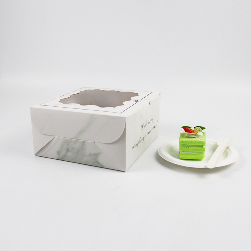 Factory Cheap Customized Printed Logo Food Grade Paper Doughnut Wholesale Custom Size Disposable Bakery Packaging Donuts Macaron Cake Packing Box 