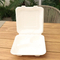 Biodegradable Sugarcane Bagasse Microwaveable Clamshell Hamburger Box