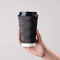 Eco Compostable Biodegradable PLA Bamboo Fiber Water Based Coffee Disposable Single Doubleripple Wall Paper Cup Custom Printed Logo Cola Juice