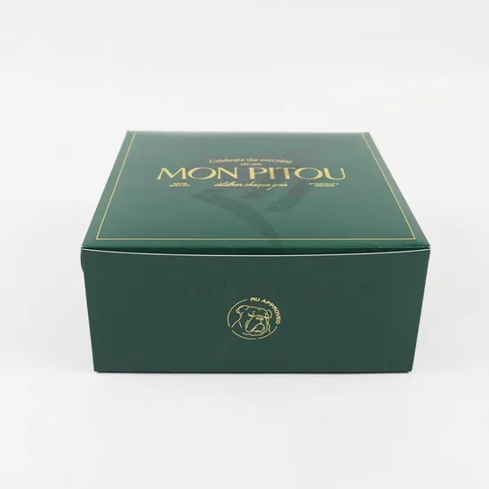 Factory Wholesale Affordable Personalized Luxury Customized Printed Logo Size Food Grade Disposable Packaging Macaron Cake Doughnut Sweet Cardboard Box