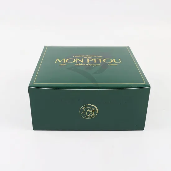 Factory Wholesale Affordable Personalized Luxury Customized Printed Logo Size Food Grade Disposable Packaging Macaron Cake Doughnut Sweet Cardboard Box