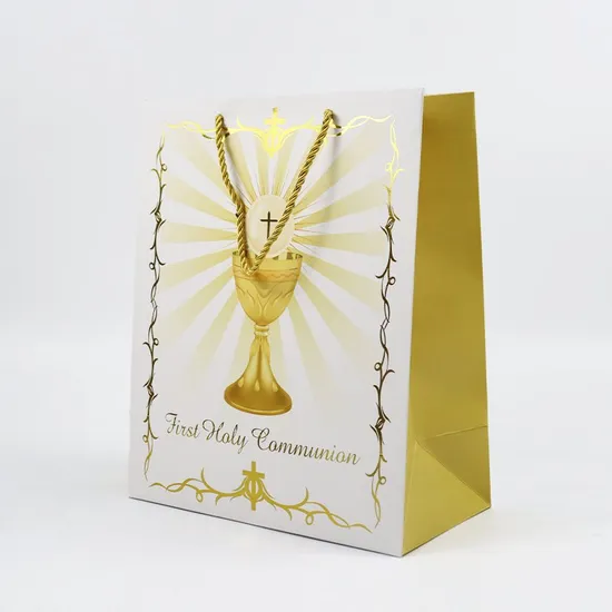 Factory Wholesale Custom Print Luxury Personalized Degradable Recyclable Shopping Gift Food Electronic Product Packaging Kraft Cardboard Paper Bag with Hand
