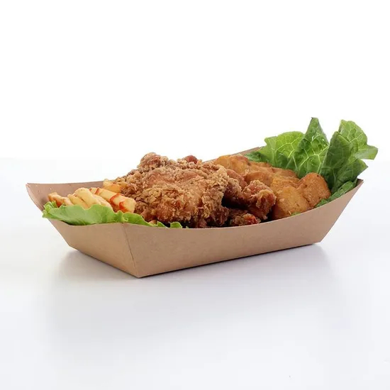 High Quality Christmas Gift Packing Hamper Customized Paper Box Tray Food Packaging Cardboard Tray Box
